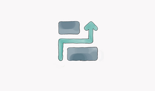 Blocks connected by an arrow — deal structures built around each seller's needs in a business sale