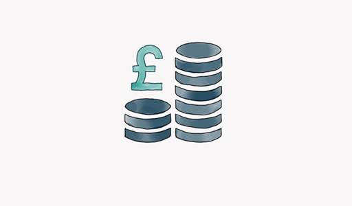 Stacks of pound coins — the £1–15m enterprise value business sale transactions Calanca invests in
